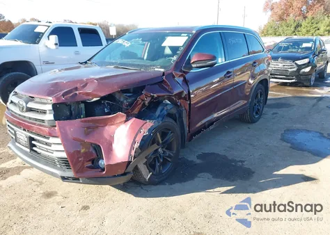 2018 Toyota Highlander Limited Platinum из США, поврежденный, VIN 5TDDZRFH6JS808652